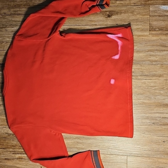 Mens Tommy Hilfiger Vintage Red Fleece 'Hilfiger Denim' Sweatshirt XXL - Picture 3 of 4